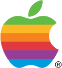 Apple Computer Logo rainbow